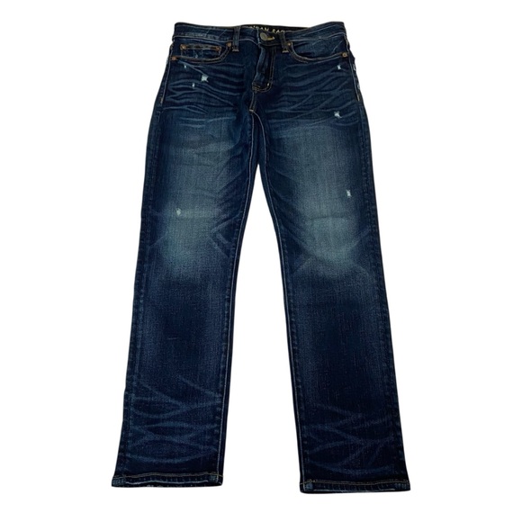 American Eagle Outfitters Other - American Eagle 28x27 Flex Slim Dark Blue Wash Denim Blue Jeans 28x28 Men’s